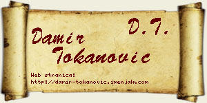 Damir Tokanović vizit kartica